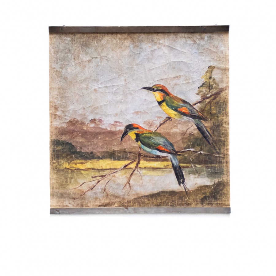 LES DEUX GUEPIERS ARC-EN-CIEL (120x120cm) LES DEUX GUEPIERS ARC-EN-CIEL (120x120cm)